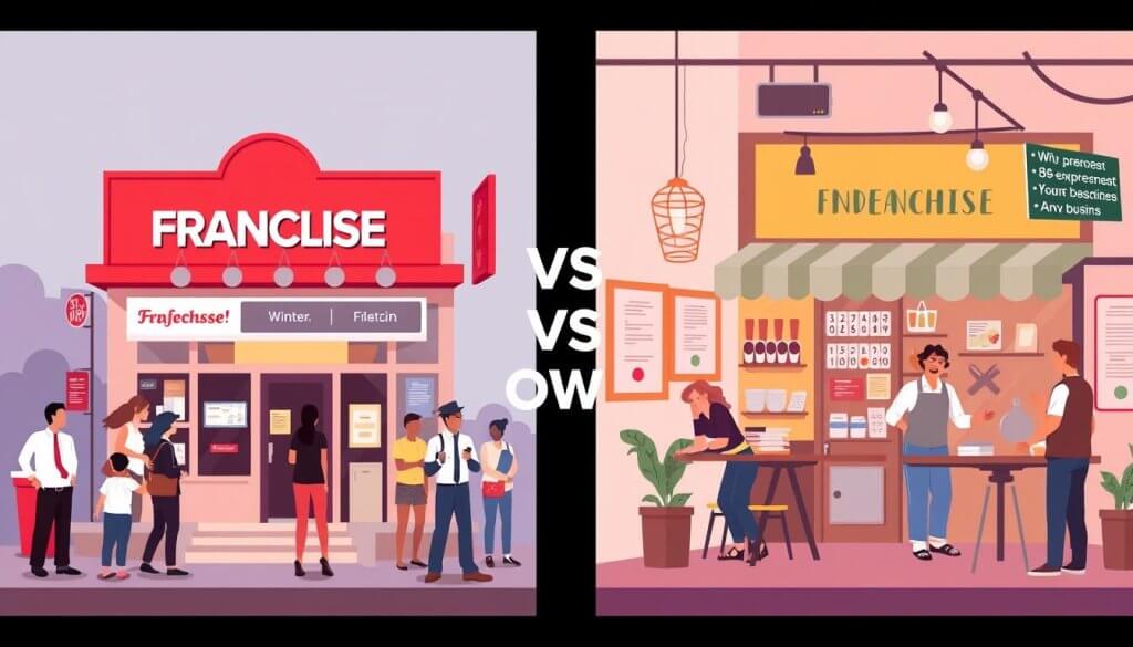 Franchise vs. own business