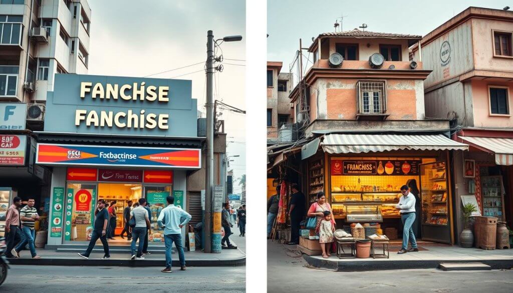 Franchise vs traditional business