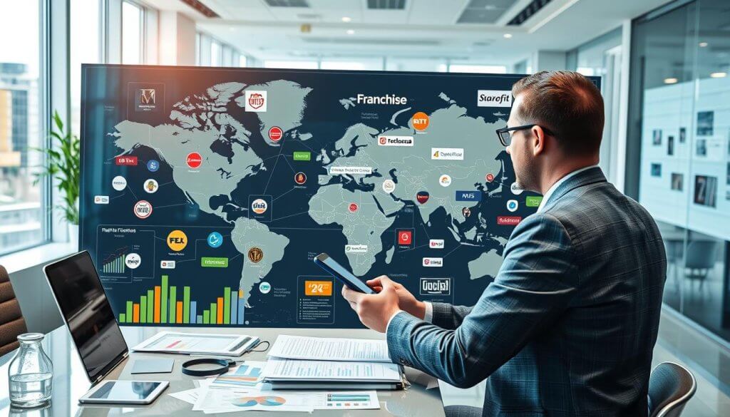 Analyze franchise competitors