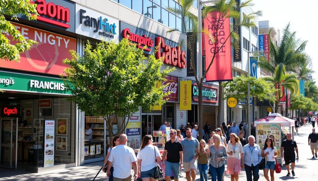 Franchise foot traffic