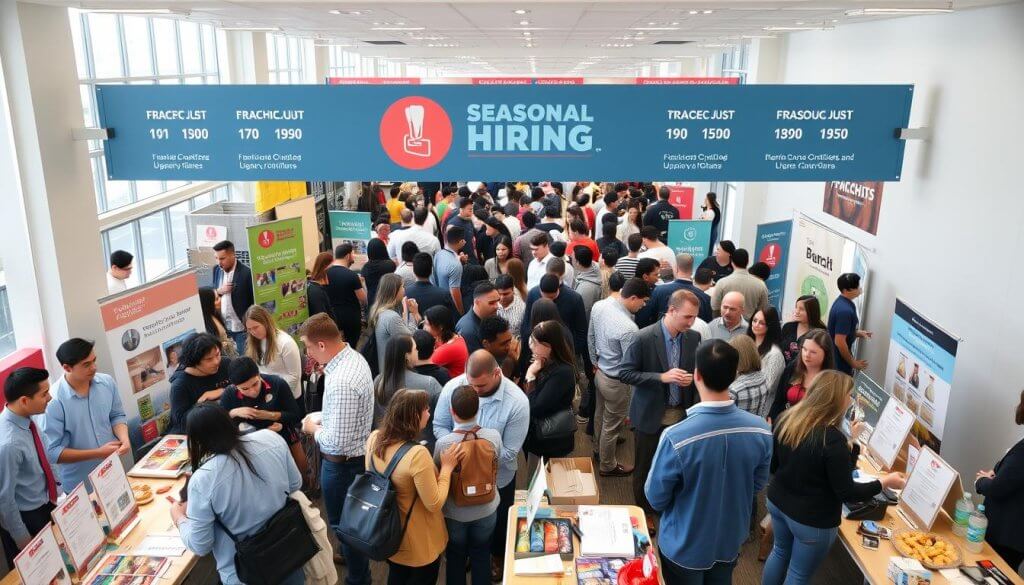 Seasonal franchise hiring