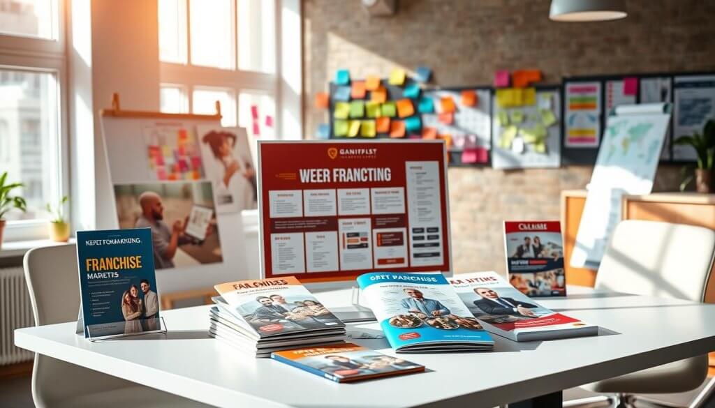 Franchise marketing collateral